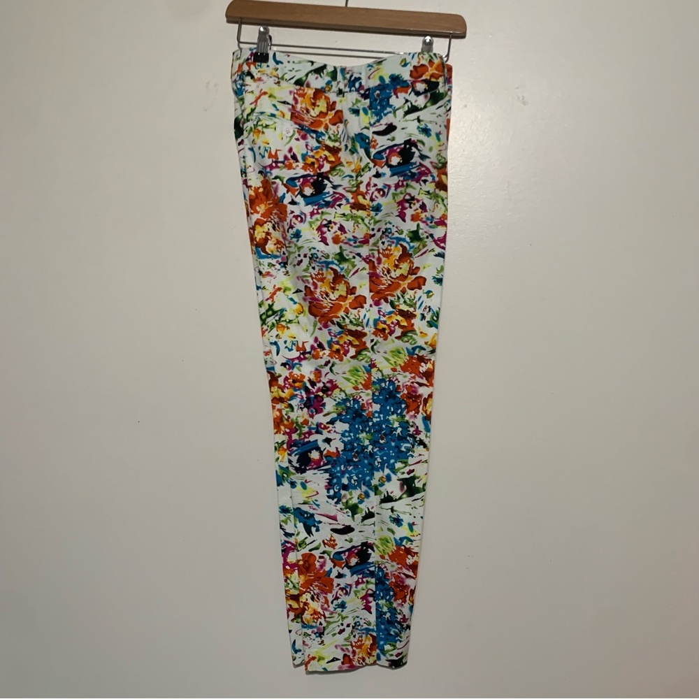 New Directions Multicolor Floral Pants Size 8 - Picture 4 of 6